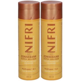 NIFRI Super Bronzant Solarium Types de peau 1 et 2