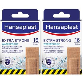 Hansaplast Extra-strong Waterproof Pansements 72 mm x 30 mm