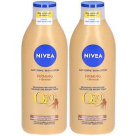 Nivea Body Firming + Bronze Q10 Body Lotion 400ml x2