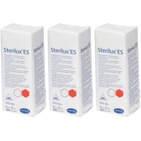 Hartmann Stérilux® ES Compresses de gaze hydrophiles 8 Plis 5 x 5 cm