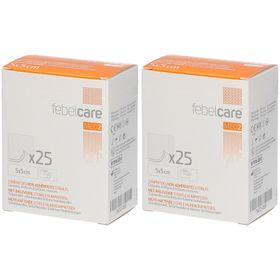 Febelcare Gaze Stérile Non Adhérente 5x5cm