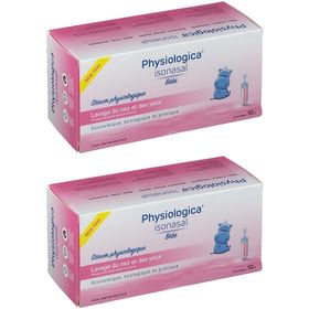PHYSIOLOGICA ISONASAL Sérum Physiologique 24 x 10 ml
