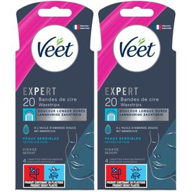 Veet Expert Waxstrips Gezicht Gevoelige Huid x2