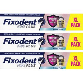 FIXODENT Pro Plus Barrière Anti-Particules Arôme Frais