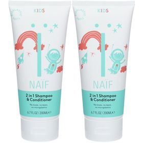 Shampooing et après-shampooing 2 en 1 NAÏF® Kids