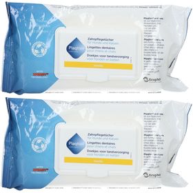 Plaqtiv+ Tandverzorging Doekjes Kat en Hond x2