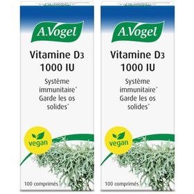 A.Vogel Vitamine D3 1000 IU 25 µg 100 % végétal