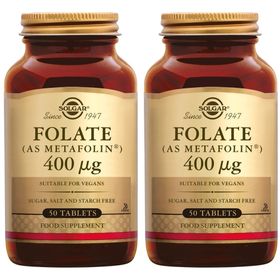 Solgar Metafolin® - Vitamine B9 - 400 µg - Maternité - 50 comprimés