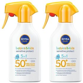 NIVEA Sun Babies &  Kids Sensitive protect Spray Solaire 5 en 1 SPF50+