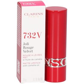 Clarins Joli Rouge Velvet 732V Grenadine