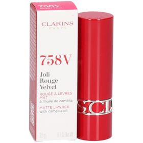 Clarins Joli Rouge Velvet 758 V Rouge à lèvres mat