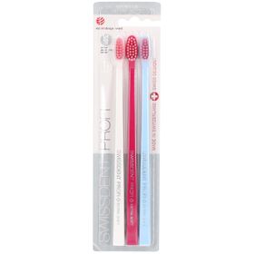 SWISSDENT GENTLE Brosse à dents Triopack EXTRA-SOFT