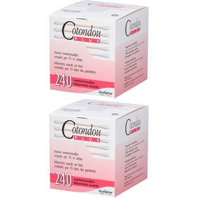 Cotondou Plus Bâtonnets ouatés en bois