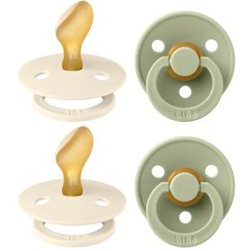 BIBS Tétine anatomique Ivory/Sage 6-18 mois