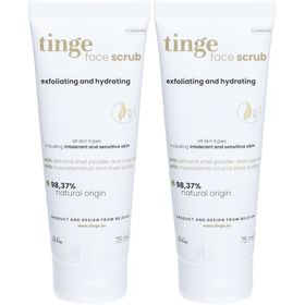 Tinge Gommage facial exfoliant et hydratant.