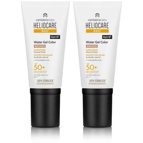 Heliocare 360° Water Gel Color Bronze SPF 50+ 50ml x2