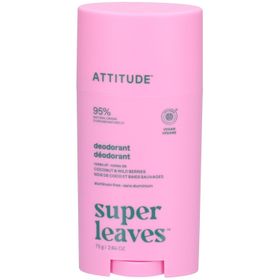 ATTITUDE Déodorant Super Leaves Noix de Coco et Fruits Sauvages Twist and Glide 75 g