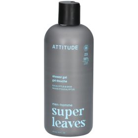 ATTITUDE Super Leaves Men Gel Douche Eucalyptus et Sauge 415 ml