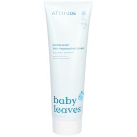 ATTITUDE Baby Leaves Bubble Wash Good Night