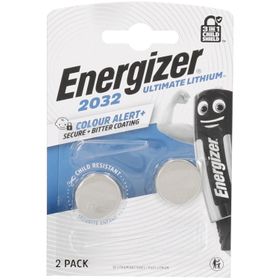 Energizer Piles Boutons CR2032 Ultimate 3V Lithium