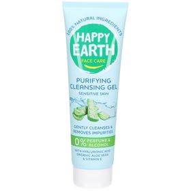 Happy Earth Gel Nettoyant Visage à l'Aloe Vera