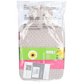 FROSCH Bouillotte PVC 1,8L Coton bio Sable