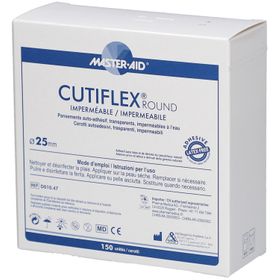 Master Aid® CUTIFLEX® Pansements Ronds Waterproof 25 mm