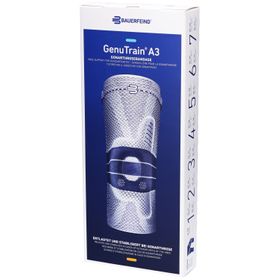 BAUERFEIND® GenuTrain® A3 Genouillère taille 4 titane gauche