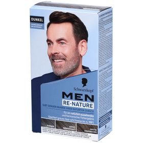 Schwarzkopf Re-Nature coloration homme brun foncé à noir