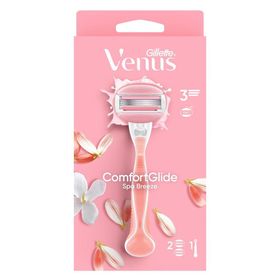 Gillette Venus ComfortGlide Spa Breeze Rasoir + 2 Recharges