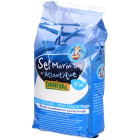 DANIVAL® Sel Marin Gris de l'Atlantique non raffiné - non traité