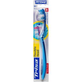 TRISA Brosse à dents medium à tête flexible