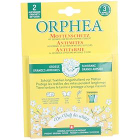 ORPHEA Antimites pour Grandes armoires Géraniol et fleurs