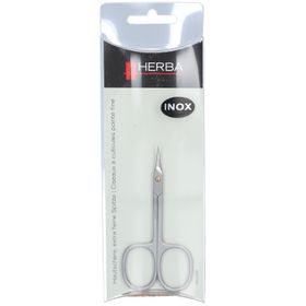 HERBA Ciseaux à cuticules pointe fine, Inox 16cm