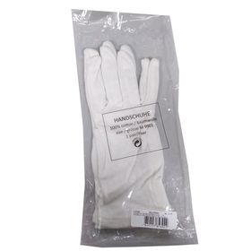 Hausella Gants en coton blanc taille M