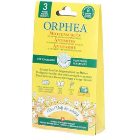 ORPHEA Antimites pour tiroirs Géraniol et fleurs