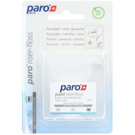 PARO® riser-floss - Fils dentaires Menthe avec Fluoride 50m