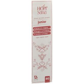 HOPI® Sana Junior Bougies auriculaires bio rouges