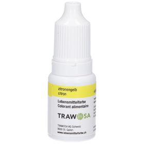 TRAWOSA Colorant alimentaire jaune citron