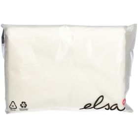 ELSA Taie d'oreiller 50 x 70 cm velours Écru