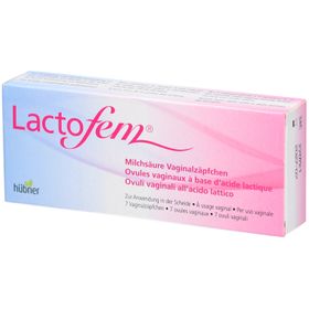 HUBNER Lactofem Ovules Vaginaux à base d'acide lactique