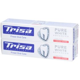 Trisa Dentifrice Pure White Duo 2 x 75 ml