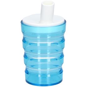 SUNDO Gobelet rainuré anti-fuites 200 ml bleu