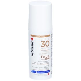 ULTRASUN Crème solaire anti-âge pour le visage teintée miel SPF 30