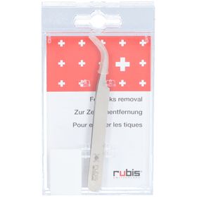RUBIS Pince à tiques Inox
