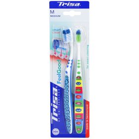 TRISA® Feelgood Smart Clean Brosse à dents moyenne