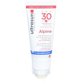 Ultrasun Alpine Potection Solaire 2 en 1 Visage & Lèvres SPF 30