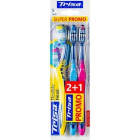 TRISA Brosse à dents souple à tête flexible