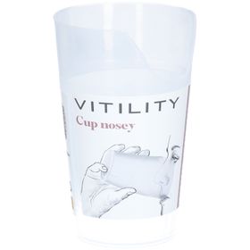 VITILITY Gobelet avec découpe nasale