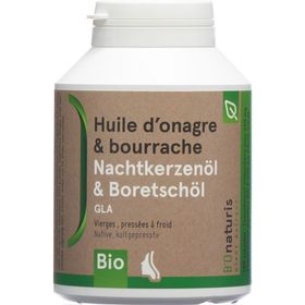 BIONATURIS Huile Onagre + Bourrache 500 mg Bio